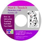 Print It Teach It Math CD
